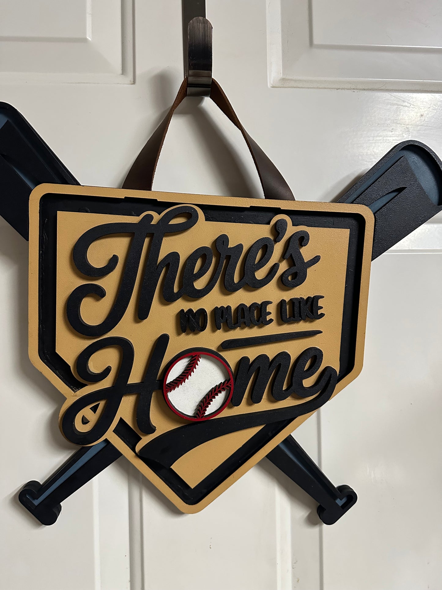 There's No Place Like Home Door Sign