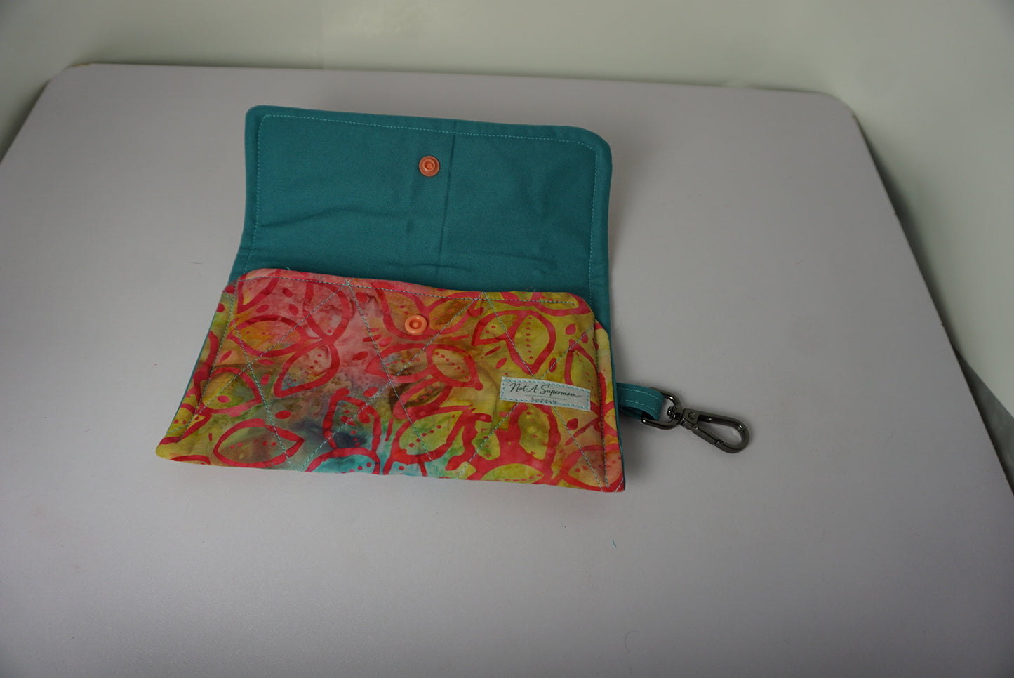 Grab & Go Phone Wallet – Handmade Fabric Snap Pouch