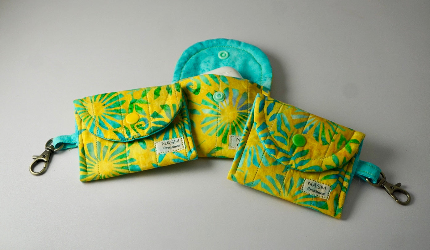 Mini Snap Pouch Key Chain