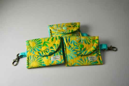 Mini Snap Pouch Key Chain