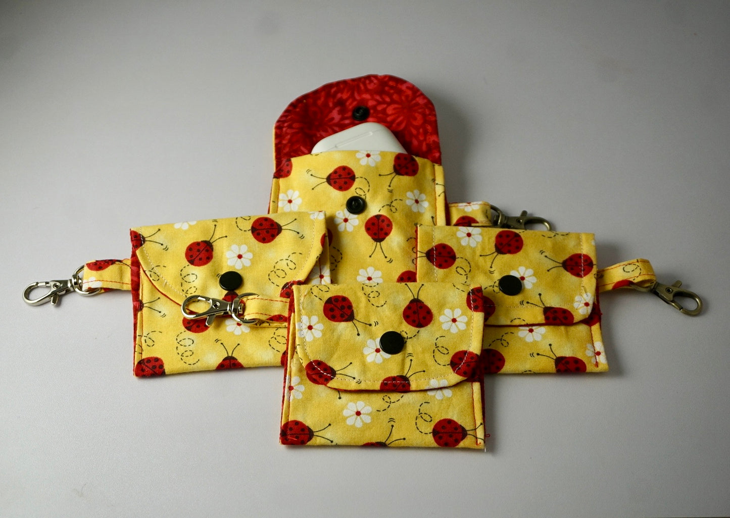Mini Snap Pouch Key Chain