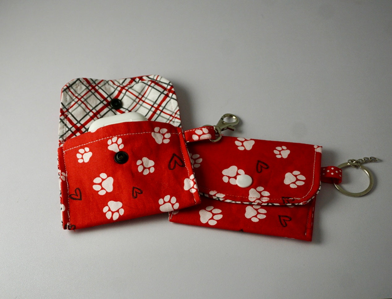 Mini Snap Pouch Key Chain