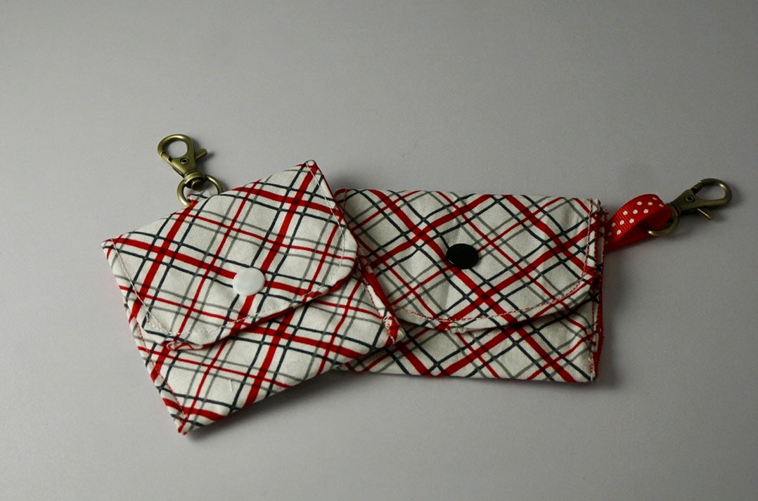 Mini Snap Pouch Key Chain