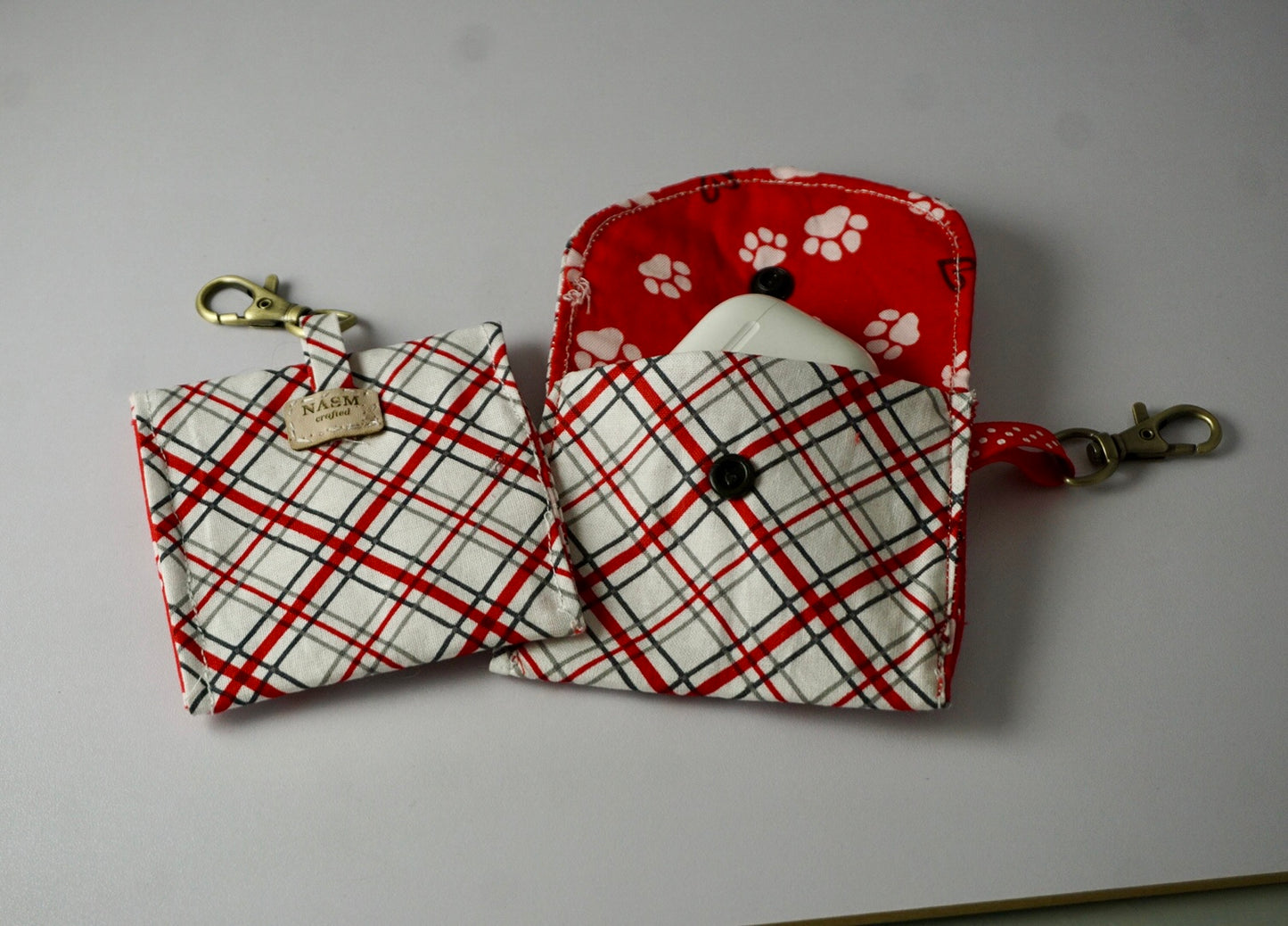 Mini Snap Pouch Key Chain