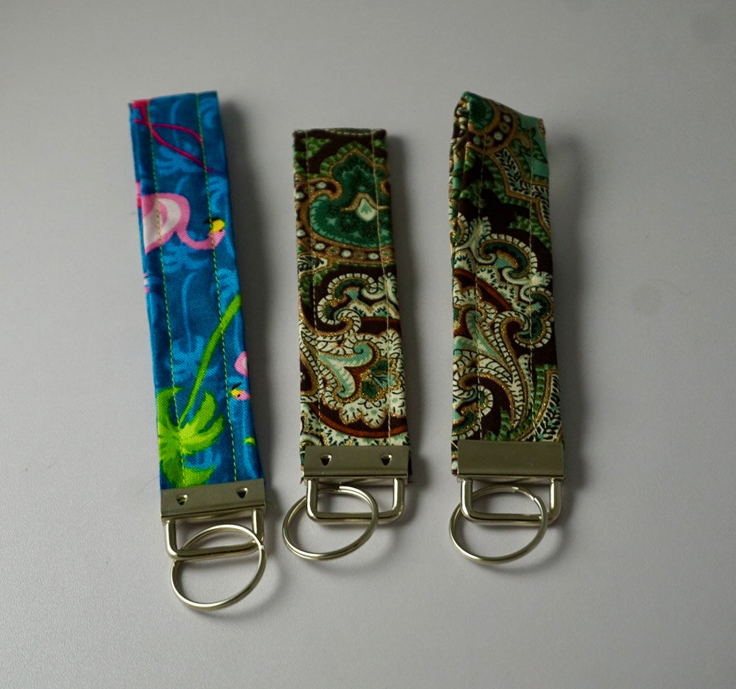 Fabric Wrist Key Chain