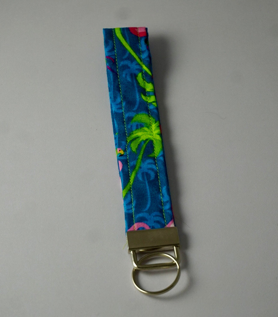Fabric Wrist Key Chain