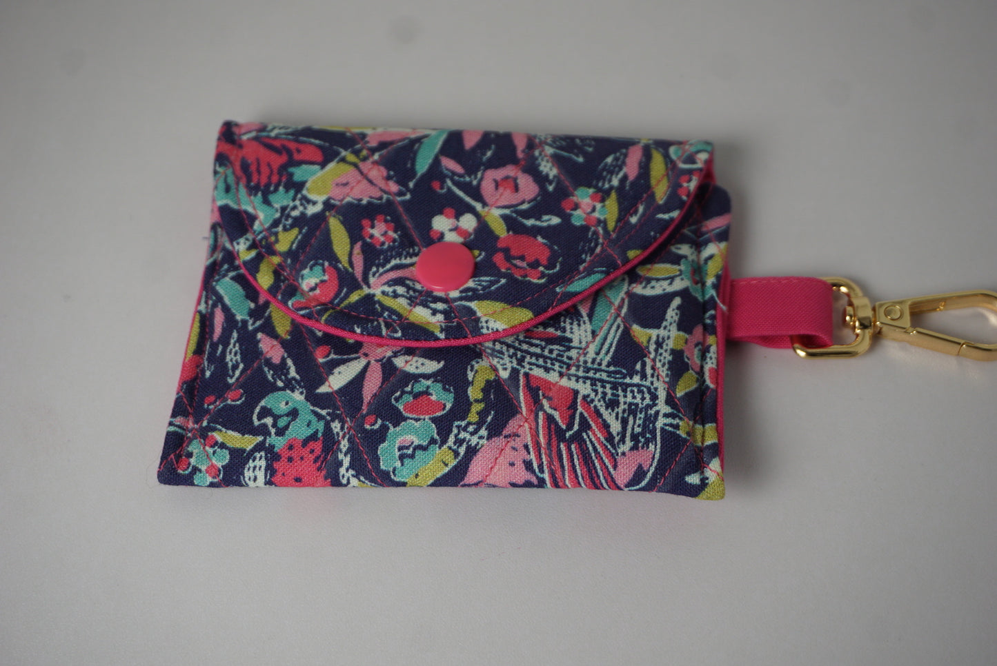 Mini Snap Pouch Key Chain