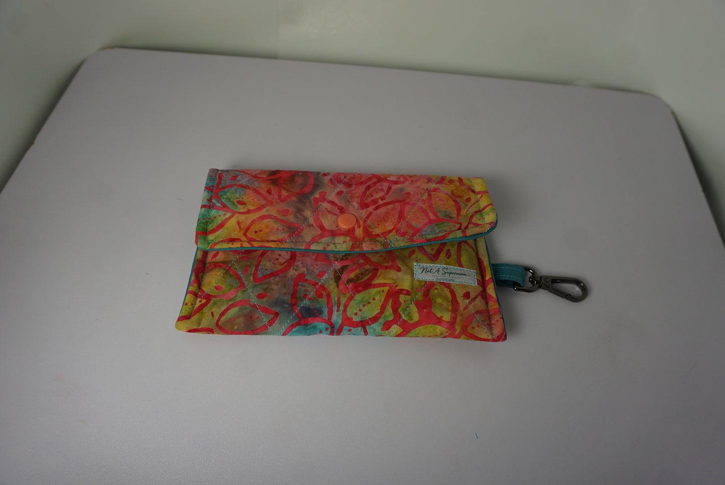 Grab & Go Phone Wallet – Handmade Fabric Snap Pouch