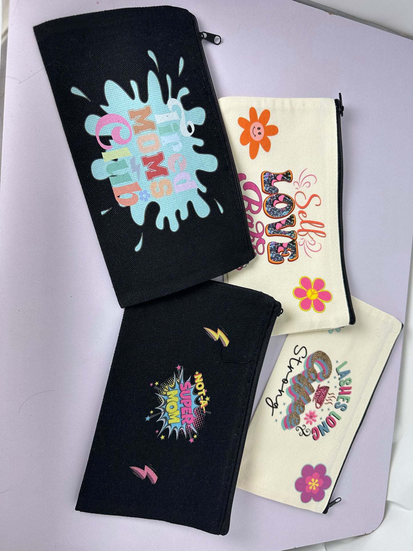 Zippered Pouch Bundle of 2