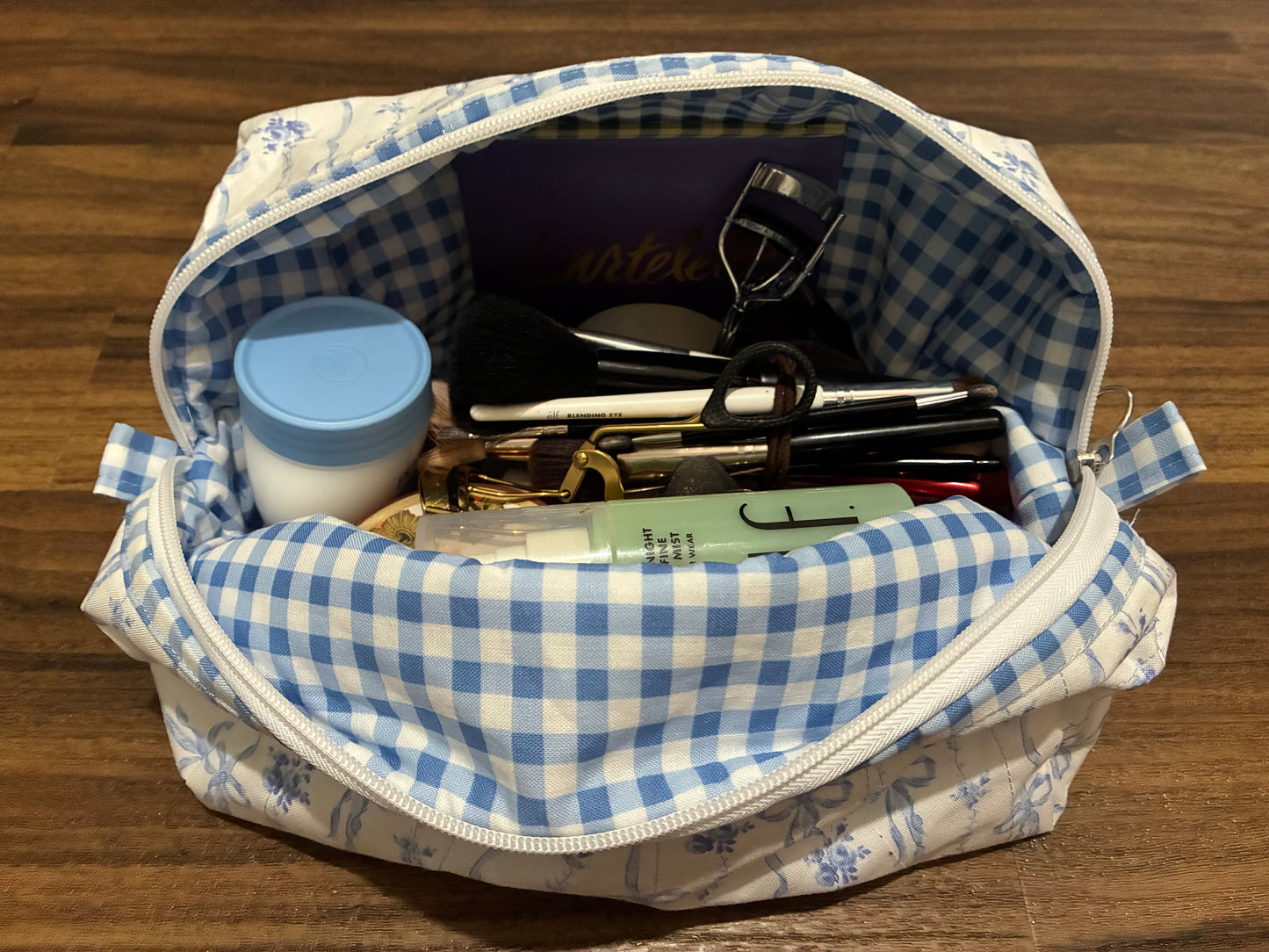 The Harper Cosmetic Bag | Blue Ribbon Cottage | Not-A-Supermom