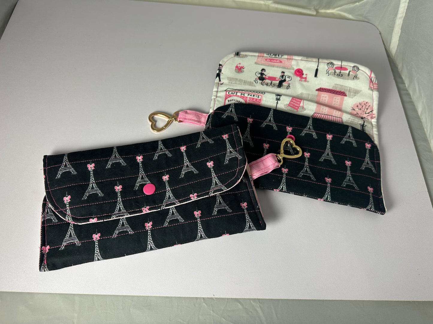 Grab & Go Phone Wallet – Handmade Fabric Snap Pouch