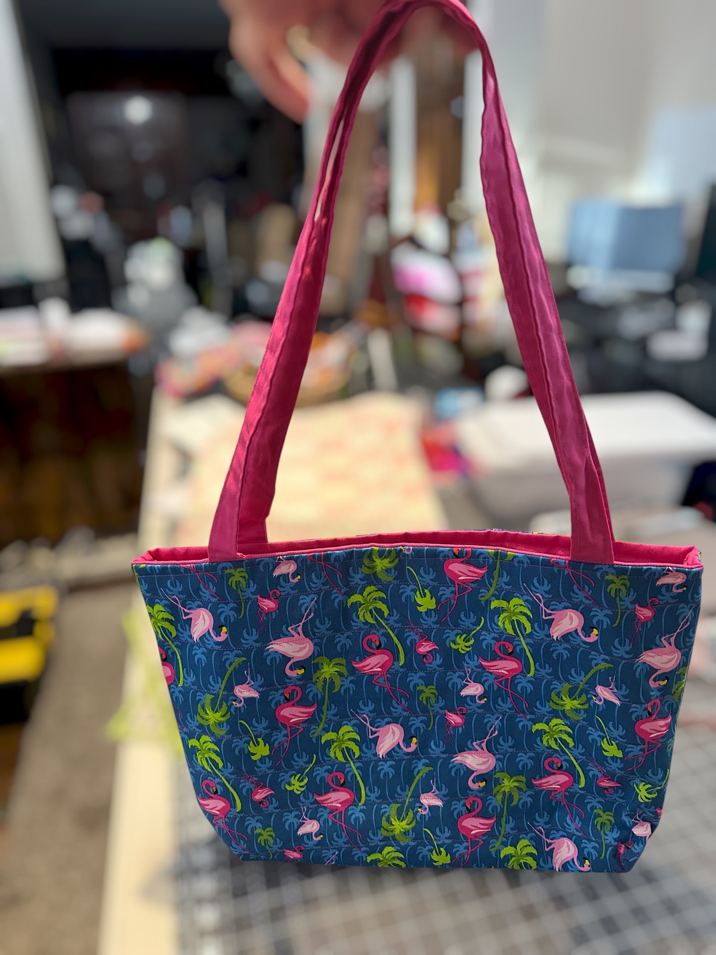 Flamingo Paradise Tote Bag